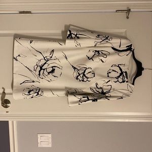 Ralph Lauren white & Black Dress-NWT